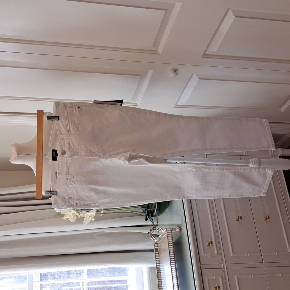 NWT NYDJ Womens Alina Convertible Ankle White Stretch Jeans‎ S-10